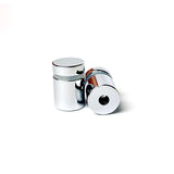 Aluminium Standoff with Polished Chrome Finish - 13mm x 19mm x M8 Thread-Draft