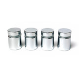 Aluminium Standoff with Polished Chrome Finish - 13mm x 13mm x M8 Thread-Draft